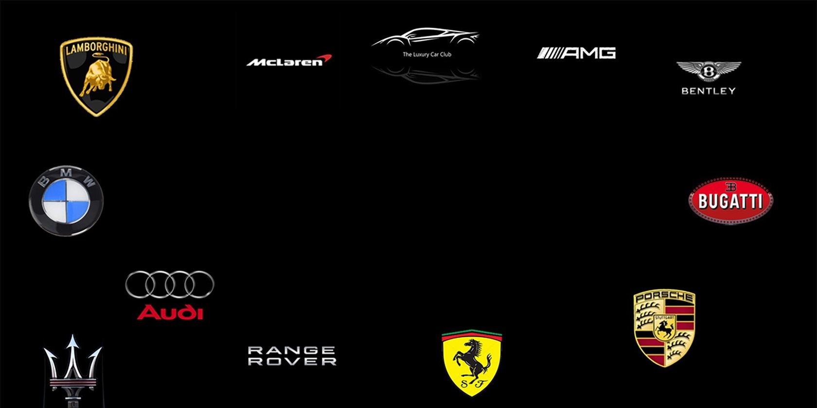 Logo-Teppich mit Luxus-Car Marken