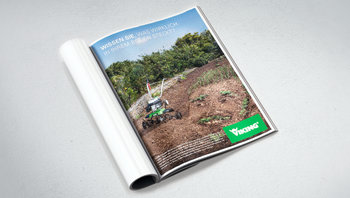 Zeitschriften-Anzeige VIKING: Gesicht im Garten 