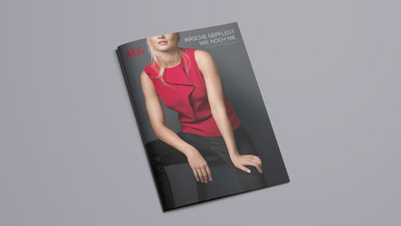 AEG Wäsche-Broschüre "Ganz gepflegt: Cover