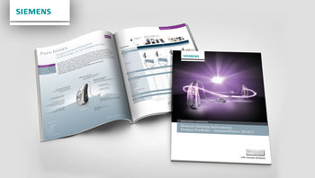 Broschüre Siemens Binax, Cover und aufgeschlagen