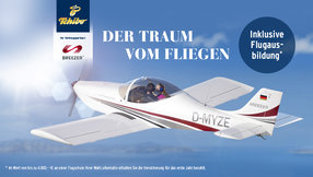 tchibo "Traum vom Fliegen":  Ultraleicht-Flugzeug Breezer B400 