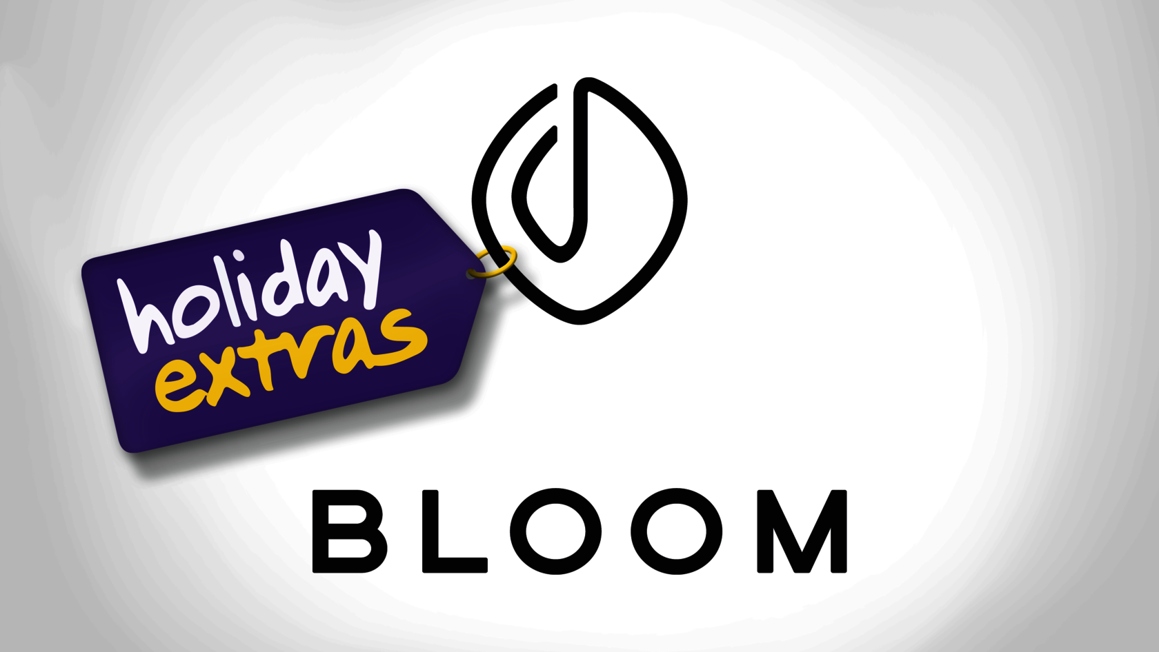 [Translate to EN:] holiday extras logo hängt an Bloom Logo