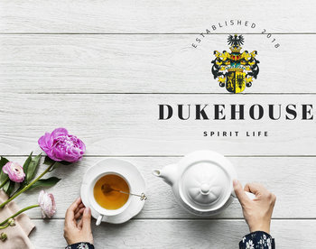 Dukehouse Logo mit Familien-Wappen