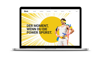  Blink Web Intro mit Kampagnen-Motiv 1
