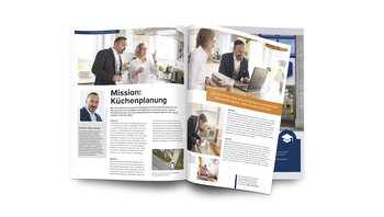 Blick in den Magalog- Thema Mission Küchenplanung