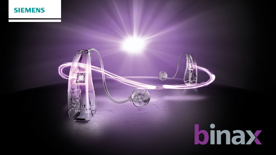 Bineurales Hörgerät "Binax" im Scheinwerferlicht